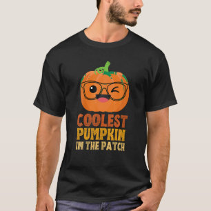 Pumpkin Mais Fresco Na Camisa Do Sistema