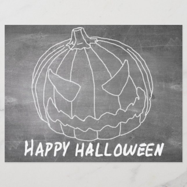 Pumpkin para a aparência do quadro do Dia das Brux (Frente)