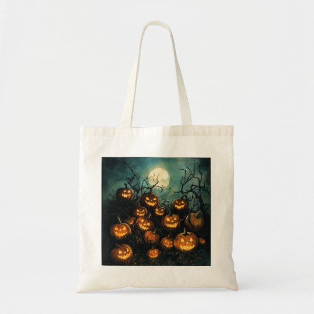 Pumpkin Patch Haunt: Bolsa do Brilho do Halloween (Frente)