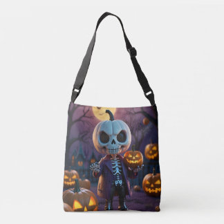 Pumpkin Patch Skeleton Companion Bolsa