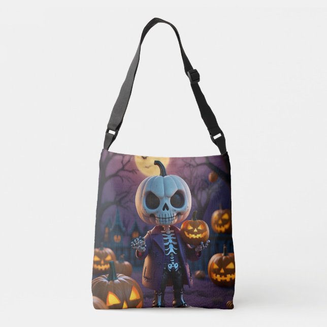 Pumpkin Patch Skeleton Companion Bolsa (Verso)