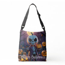 Pumpkin Patch Skeleton Companion Bolsa