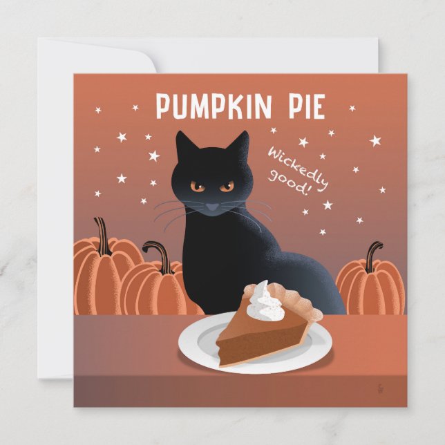 Pumpkin Pie card (Frente)