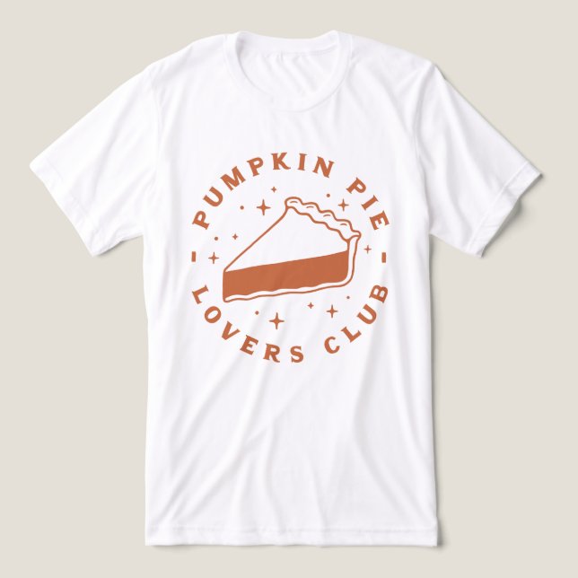 Pumpkin Pie Lovers Club (Design frontal)