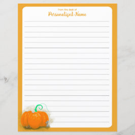 Pumpkin Playground - Folha de Papel Vinculada