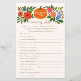 Pumpkin Que Conhece O Melhor Jogo De Chá de fralda