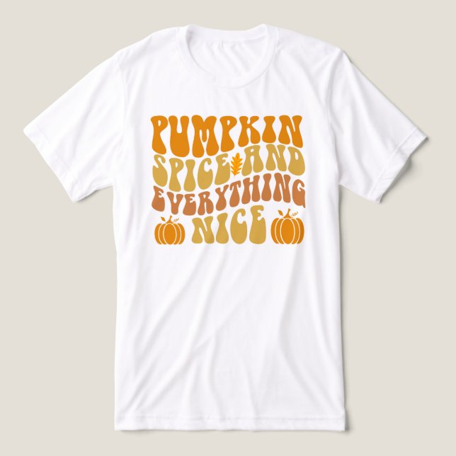 Pumpkin Spice E Tudo Bem (Design frontal)