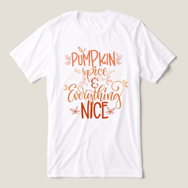 Pumpkin Spice e tudo de bom (Design frontal)