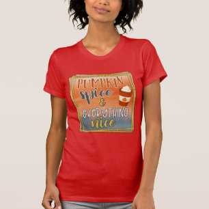 Pumpkin Spice e tudo o que é belo Camisa Vermelha