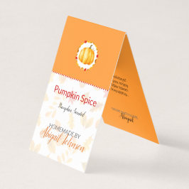 Pumpkin Spice Homemade Bath & Body Label | Etiquet