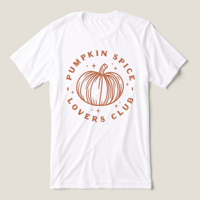 Pumpkin Spice Lovers Club (Design frontal)