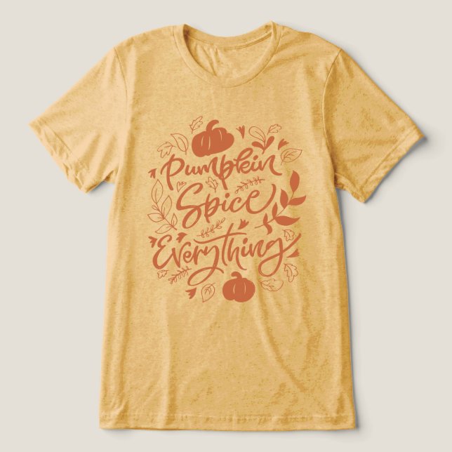 Pumpkin Spice Tudo (Design frontal)