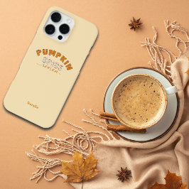 Pumpkin Spice Vibes Personalize Name Phone Case