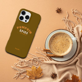Pumpkin Spice Vibes Personalize Name Phone Case