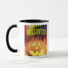 Pumpkin Spooky - Caneca de Halloween Personalizada