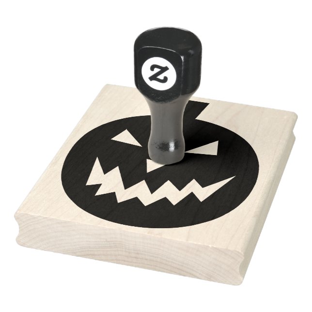 Pumpkin Spooky Halloween Carimbo de 4" x 5" (Carimbo)