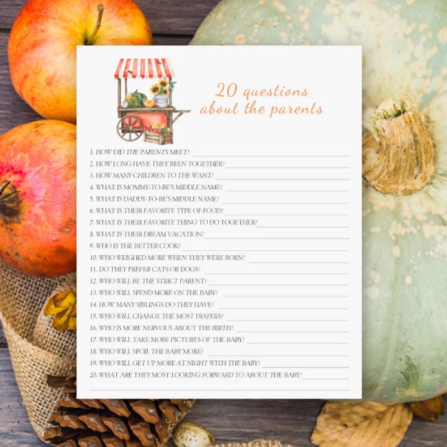 Pumpkins - 20 perguntas sobre os Pais (Criador carregado)