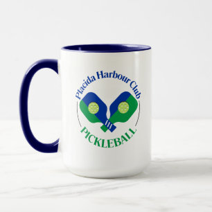 Punho azul da caneca do tom de PHC Pickleball dois