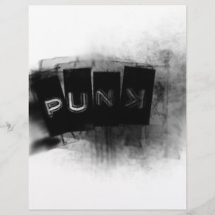 Punk preto e branco