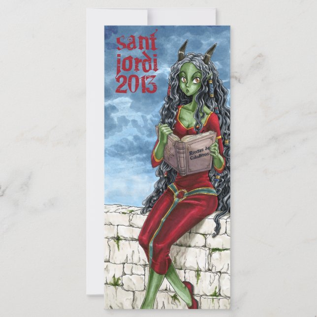 Punt de llibre Drac Sant Jordi 2013 (Frente)