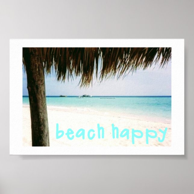 Punta Cana Beach Happy Poster (Frente)