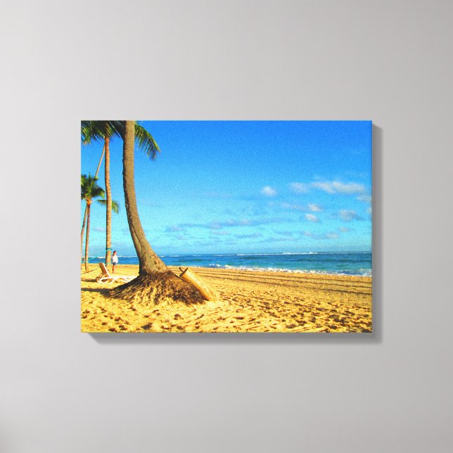 PUNTA CANA PRAIA NA CANVAS 20 "x 16" (Frente)