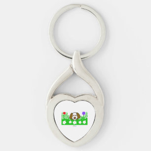 Pup N Play Twisted Heart Chaveiro
