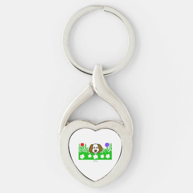 Pup N Play Twisted Heart Chaveiro (Frente)