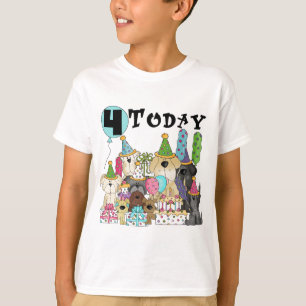 Puppies 4.º Aniversário Camisetas e presentes