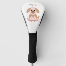 Puppy Dog Cute Cartoon Personalizado Pastel