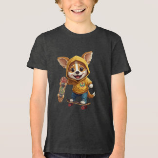 Puppy Love – Cute Smiling Puppy Aesthetic T-Shirt 