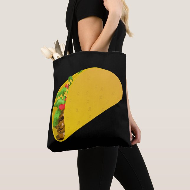 PURA DE SACO DE TOTE DO DESIGNER TACO (Close Up)
