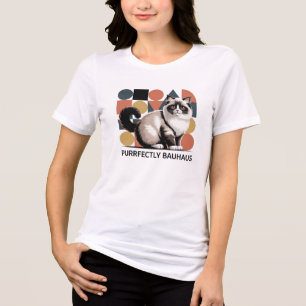 Puramente Bauhaus Ragdoll Cat T-Shirt Modern