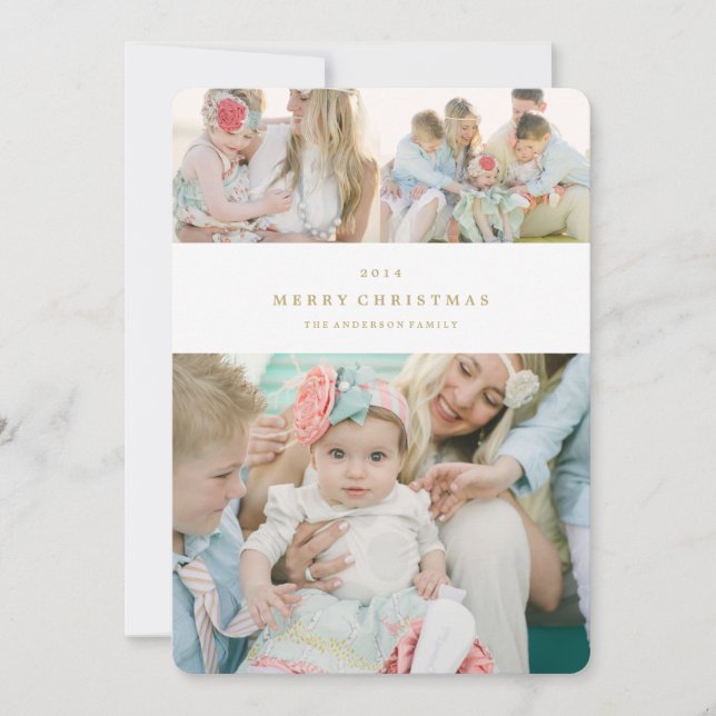 Puro | Cartão com fotos de férias (Frente)