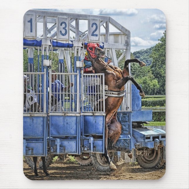 Puro-sangue "negócio arriscado" Mousepad (Frente)