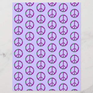 Puro Verde Mistura Sinais de Paz Papel de Lavanda
