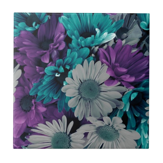 Purple and Blue Flowers (Frente)