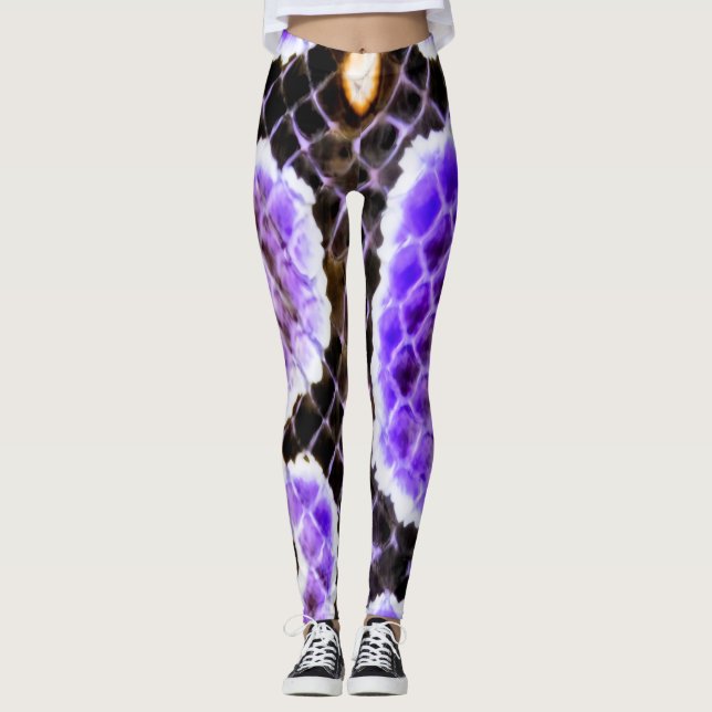 Purple Ball Python Leggings – Exotic Reptiles (Frente)