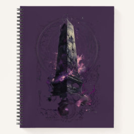 Purple Cosmic Obelisk Occult Dark Art
