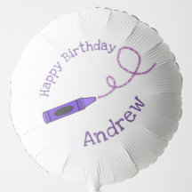 Purple Crayon Personalizado