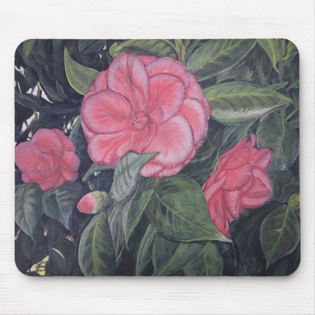 Purple Dawn Camellia Mousepad (Frente)