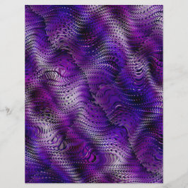 Purple Faux Snakeskin Scrapbook Paper 2-Sided Page