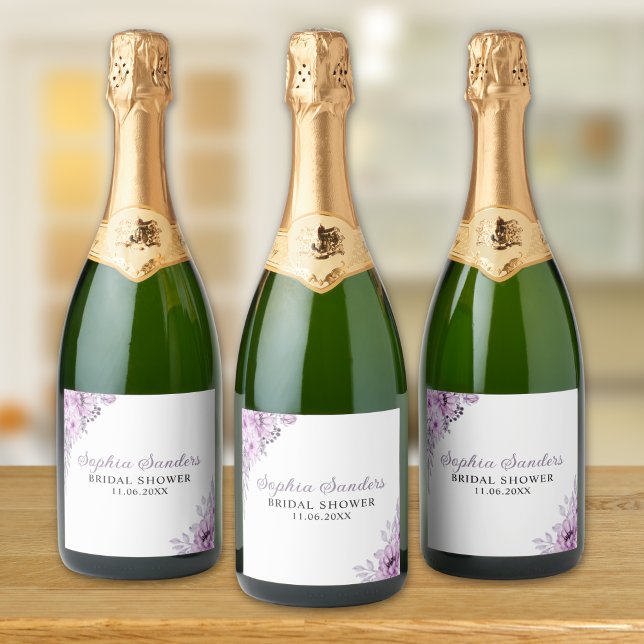 Purple Flower Bridal Shower Party (Criador carregado)