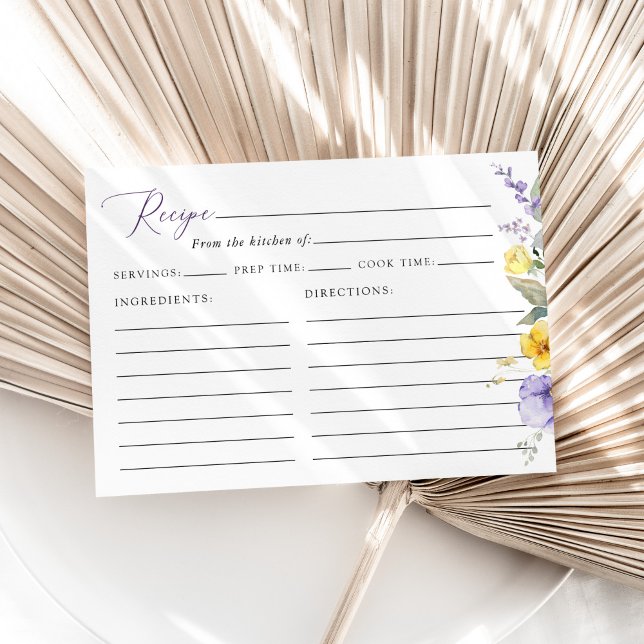 Purple Flowers, Yellow Flowers, Bridal Recipe (Criador carregado)