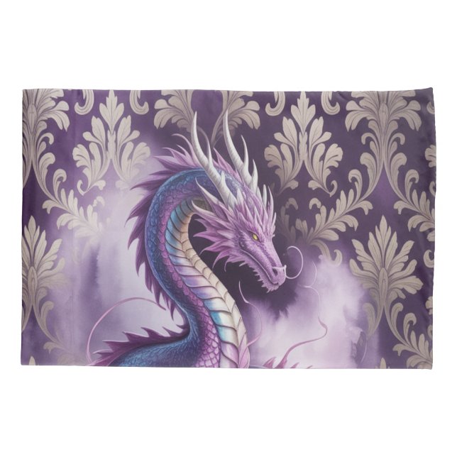 Purple Gothic Dragon Birthday Party  (Verso)