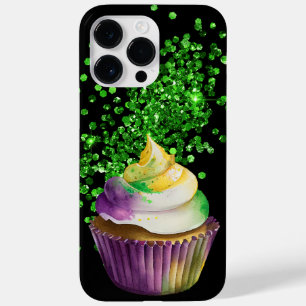 PURPLE GREEN GOLD MARDI GRAS CUPCAKE
