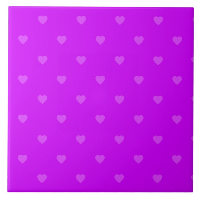Purple hearts pattern (Frente)