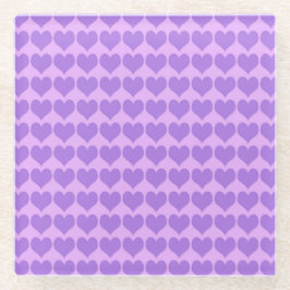 Purple Hearts Seamless Pattern
