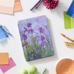 Purple Irises Floral Claude Monet<br><div class="desc">Um caso no iPad com a pintura de Claude Monet (1840-1926), um Impressionista Francês, Irrises Roxos (1914-1917).</div>