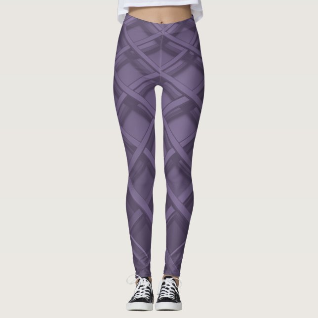 Purple Lattice Leggings (Frente)